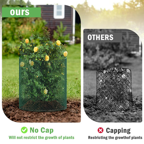 RGJ vinyl-coated wire mesh provides rust-resistant, long-lasting garden protection.