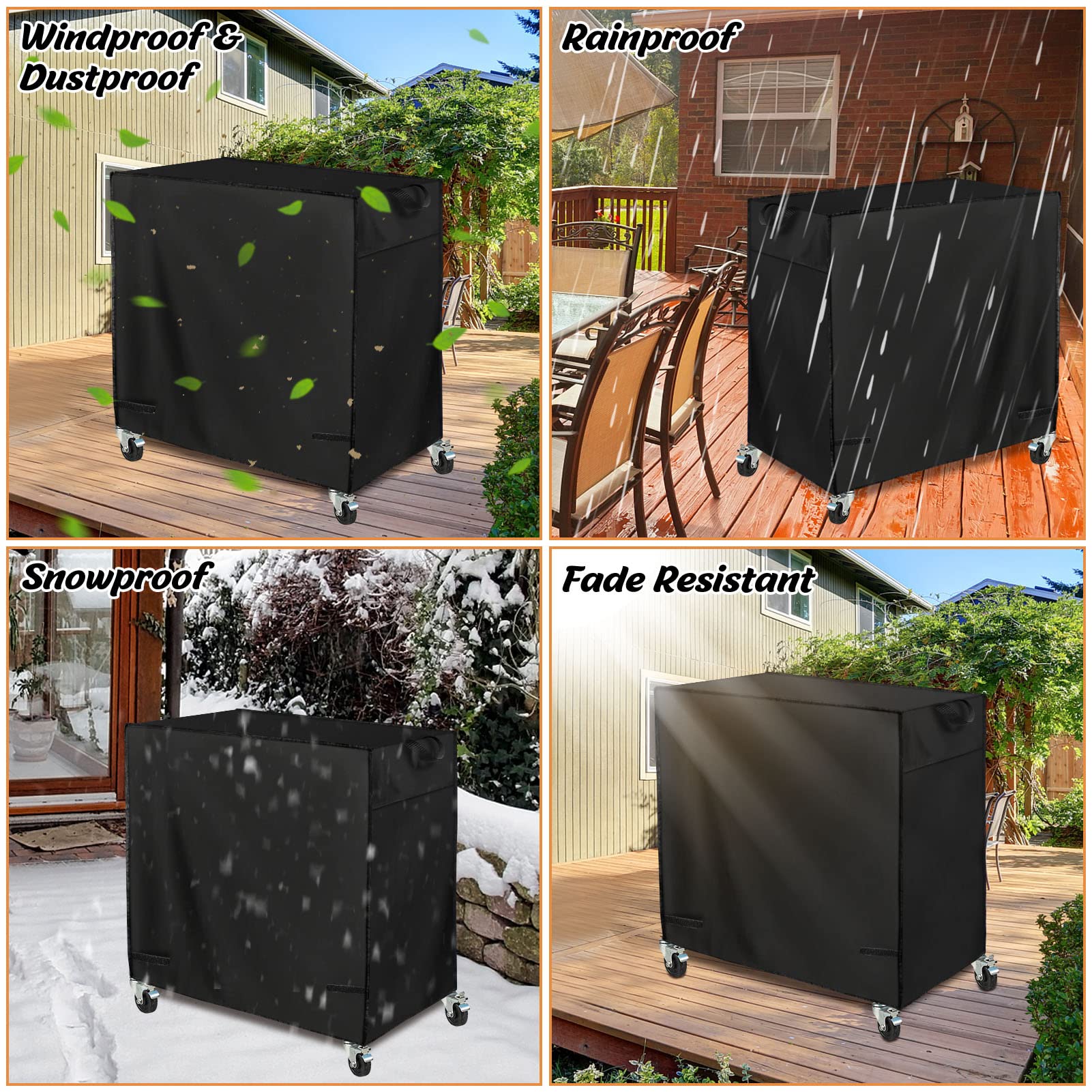 RGQSUN cover is easy to clean with a damp cloth.