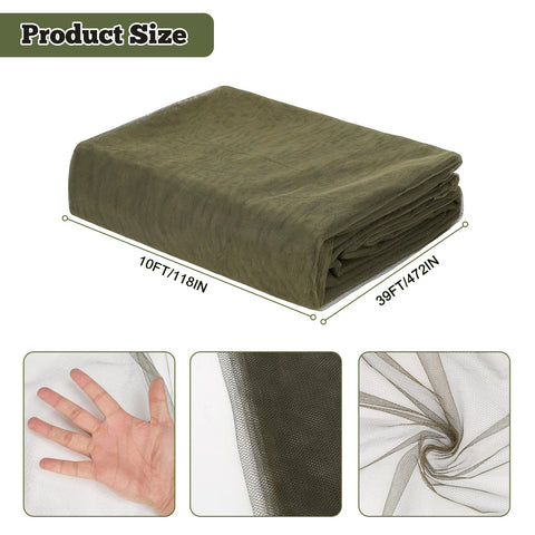 RGQSUN 3x12m bird barrier netting keeps pests away while maintaining garden visibility.
