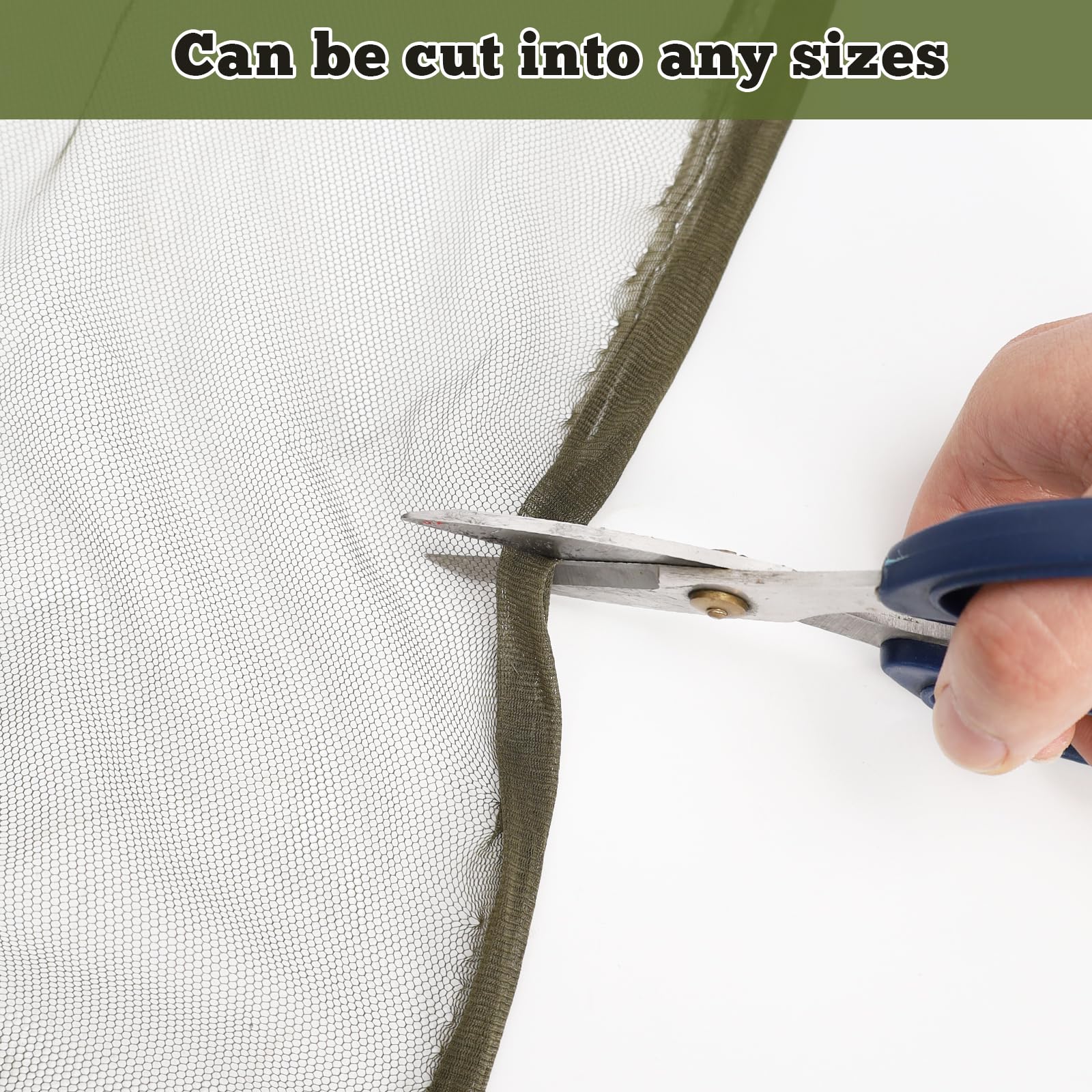 RGQSUN cut-to-fit netting adapts to any space and shape.