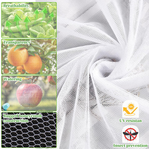 RGQSUN breathable polyester mesh remains see-through while blocking pests