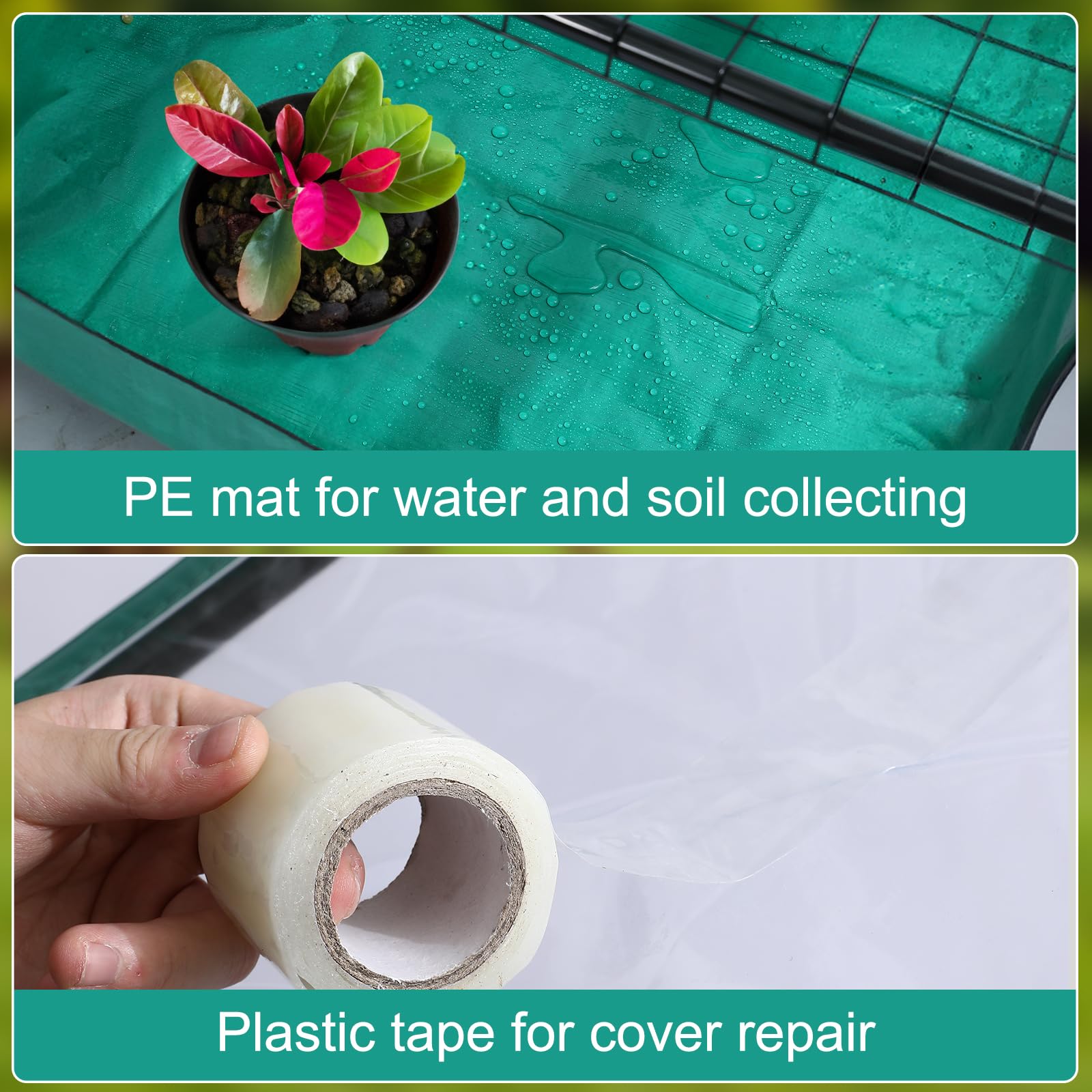 RHAHA PVC cover waterproof and UV-resistant with light permeability