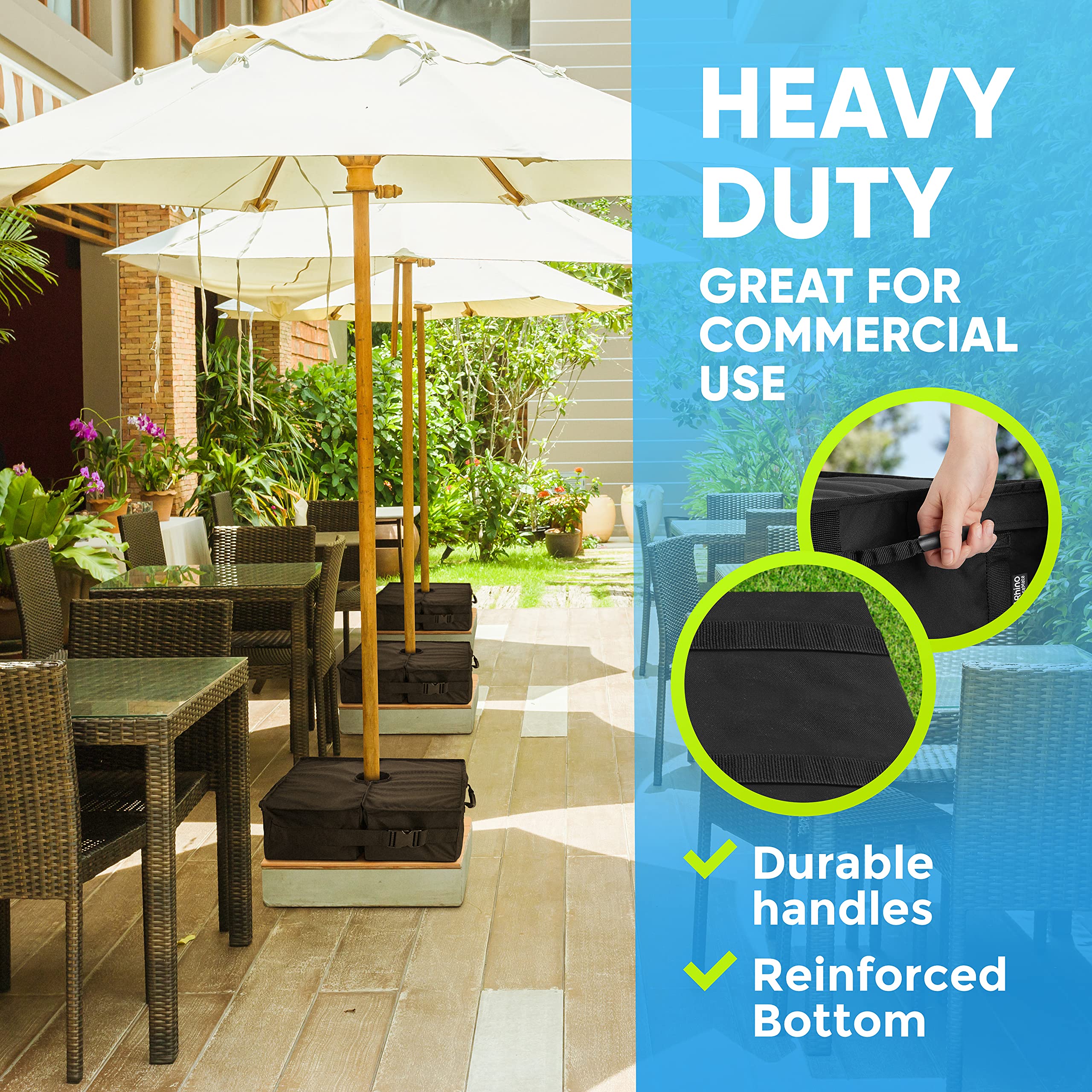 Rhino BaseMate weather-resistant design resists sun and rain.