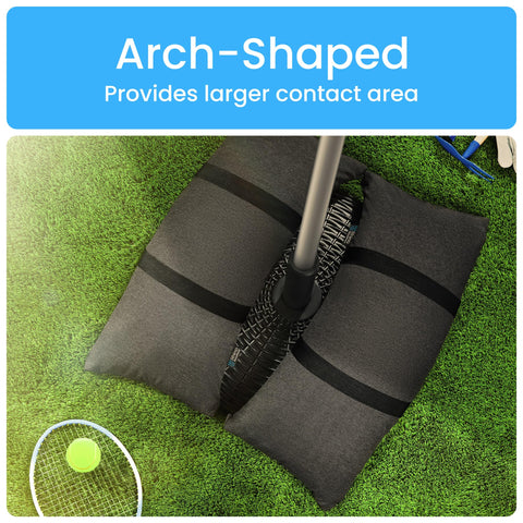 Rhino BaseMate durable patio weights help keep stands steady.
