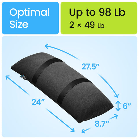 Rhino BaseMate two-pack umbrella weights provide dependable support.