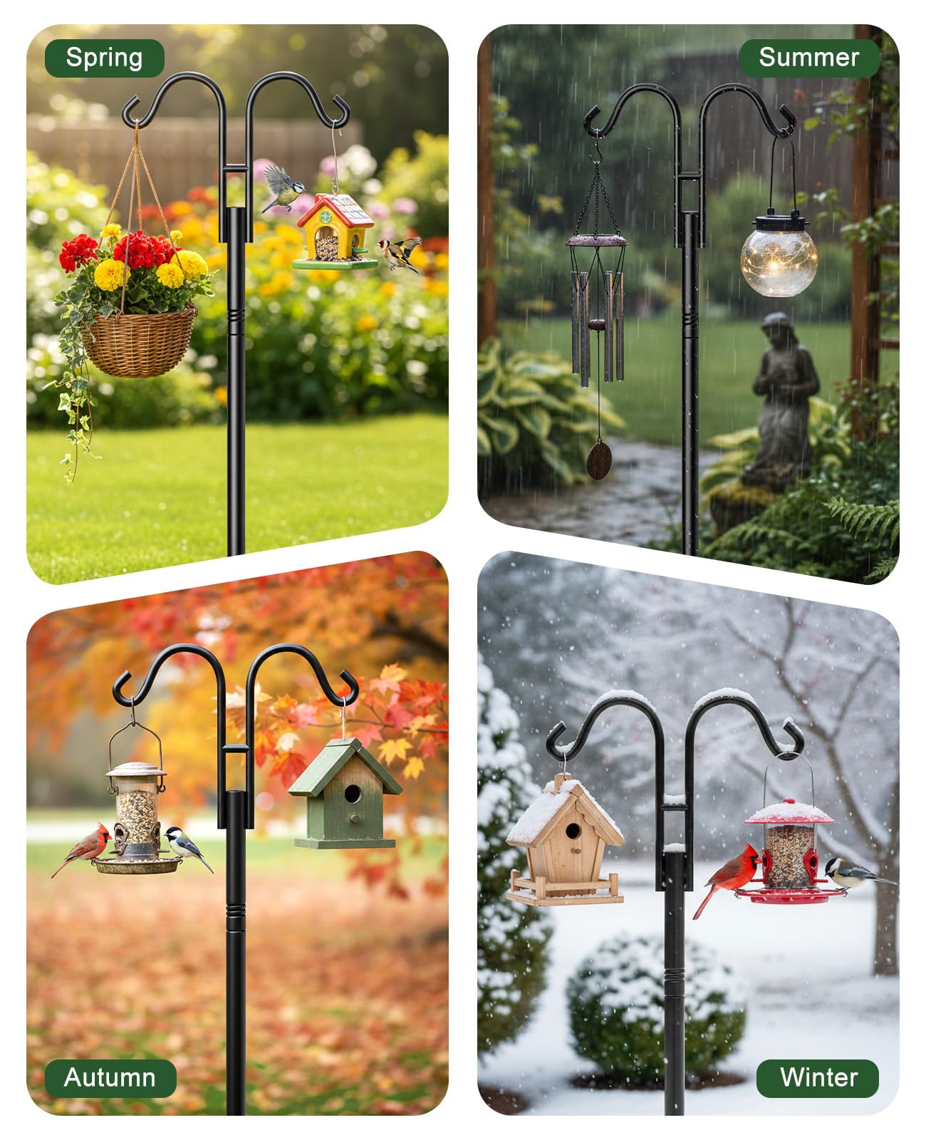 Rhino Valley easy step-in base installs quickly with no tools.