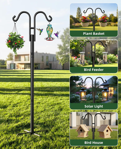 Rhino Valley hummingbird feeder hanging adds a welcoming touch to the garden.