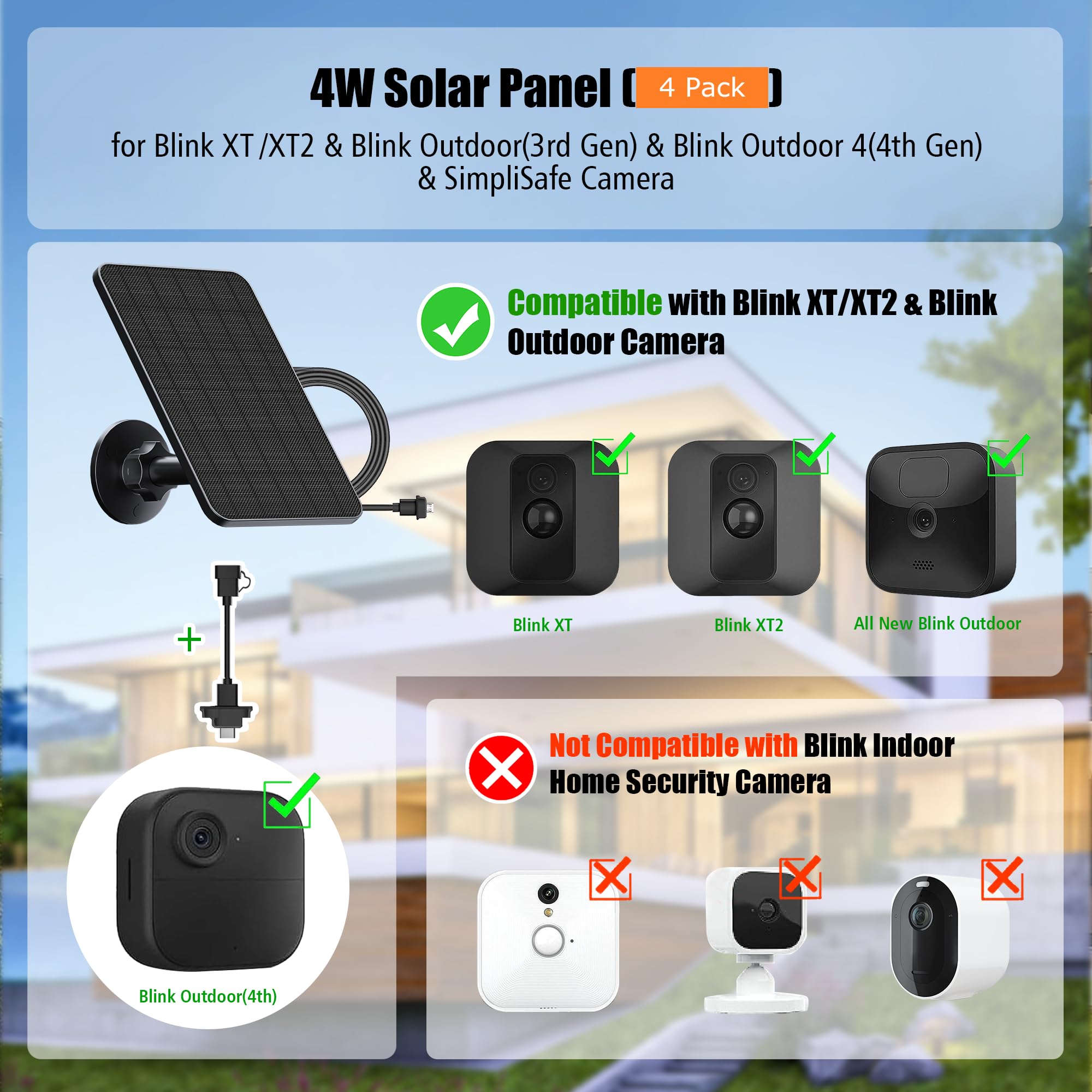Rhorawill 360° wall mount bracket provides flexible sun exposure adjustment.