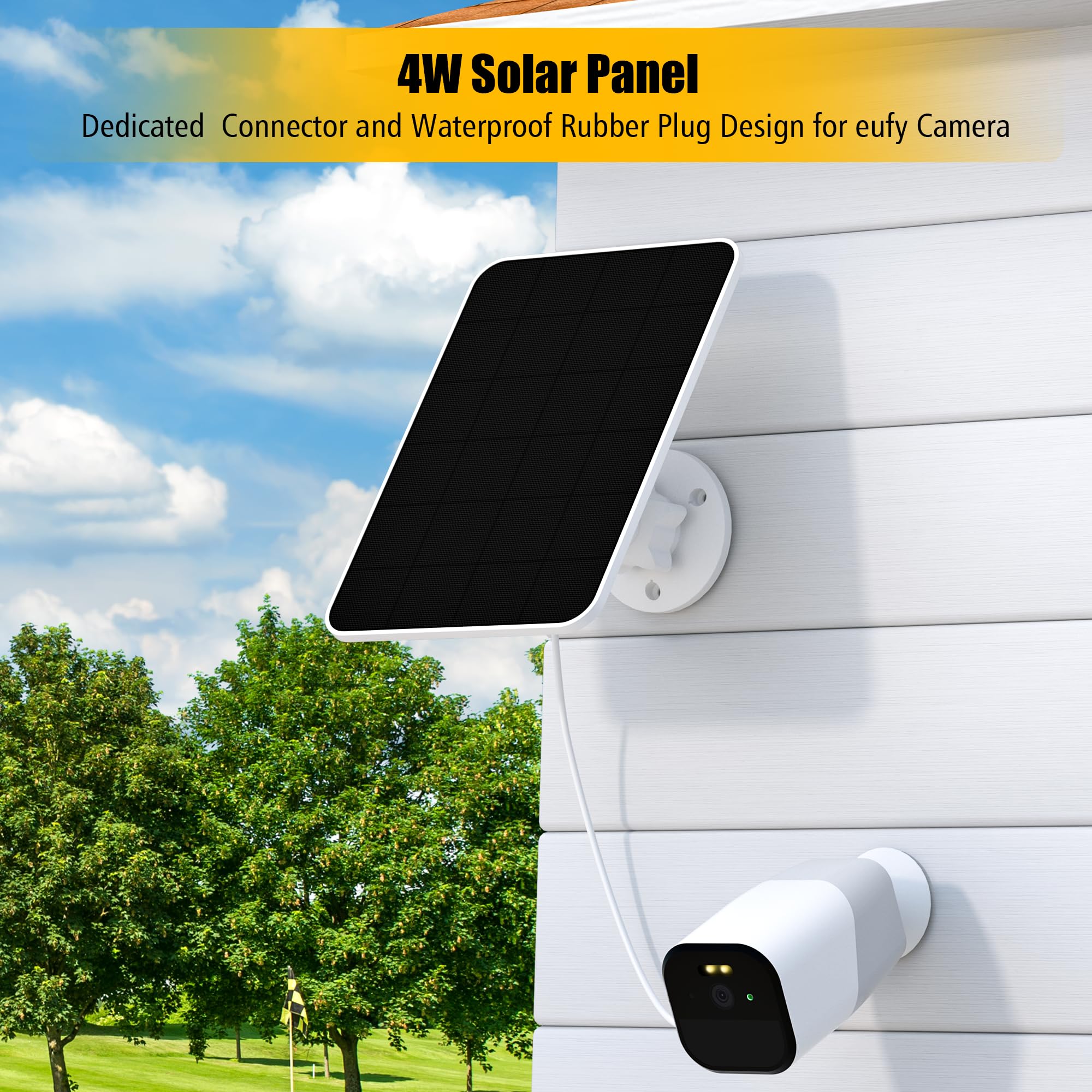 Rhorawill USB-C cable connection ready for outdoor solar charging.