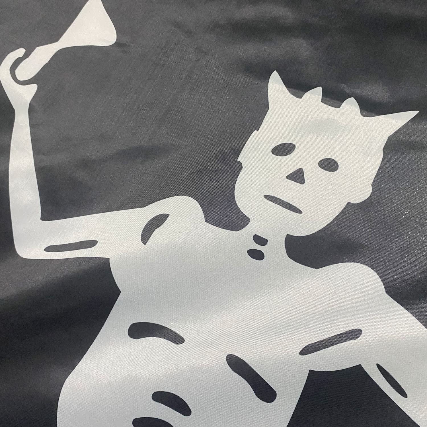 Rhungift Blackbeard flag stitch detail highlighting quality construction