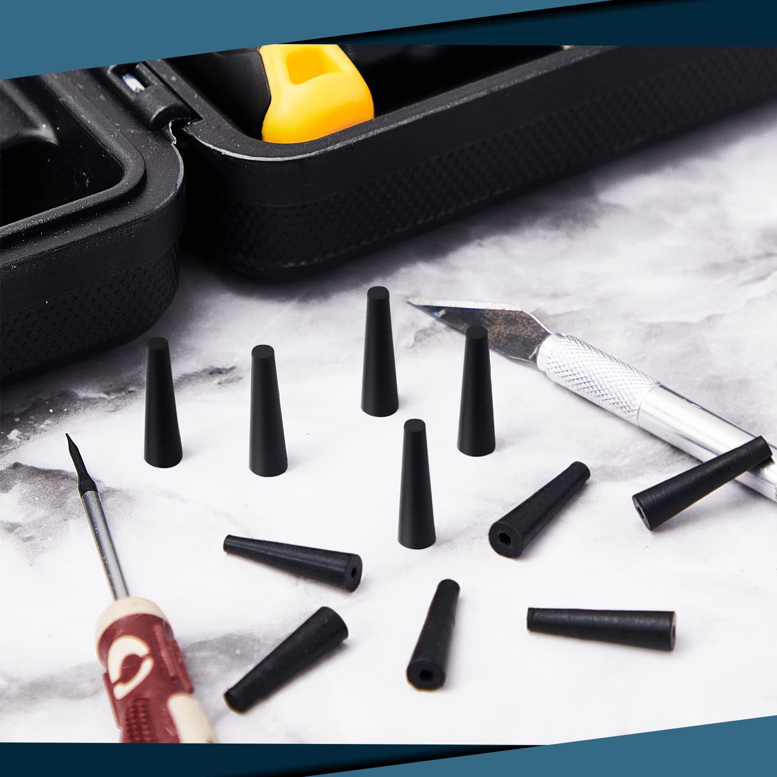 Riakrum rubber repair plugs, heat resistant, designed to endure pool panel conditions.