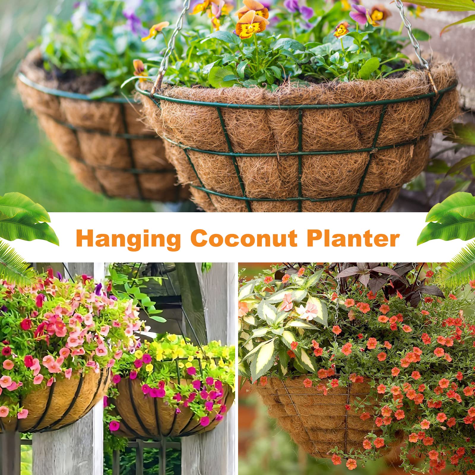 Riare 12-inch liner in garden setup, offers robust durability for outdoor décor.