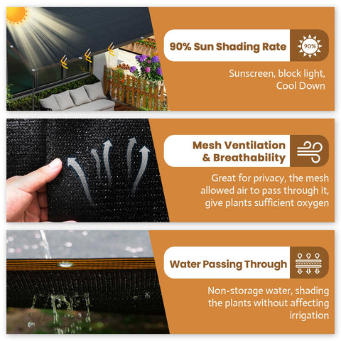 Tight 12-stitch weave enhances privacy while allowing airflow