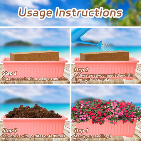 Riare coco coir bricks highlight low EC and balanced pH for irrigation