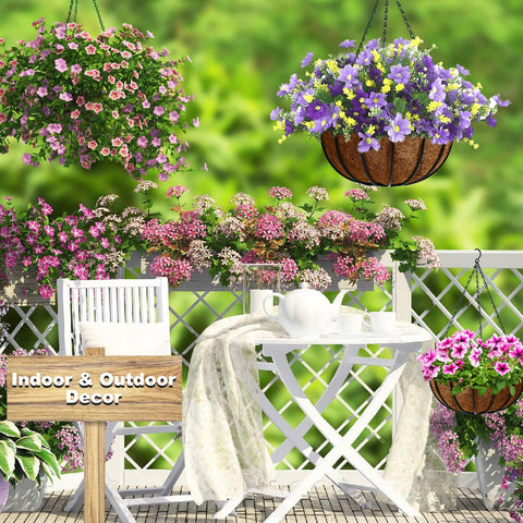 Riare coco liner in decorative use, ideal for homes, cafes, and events.