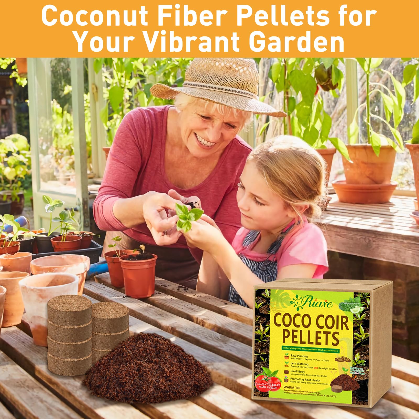 Riare expanded coco coir pellet bedding offers soft, natural reptile bedding.