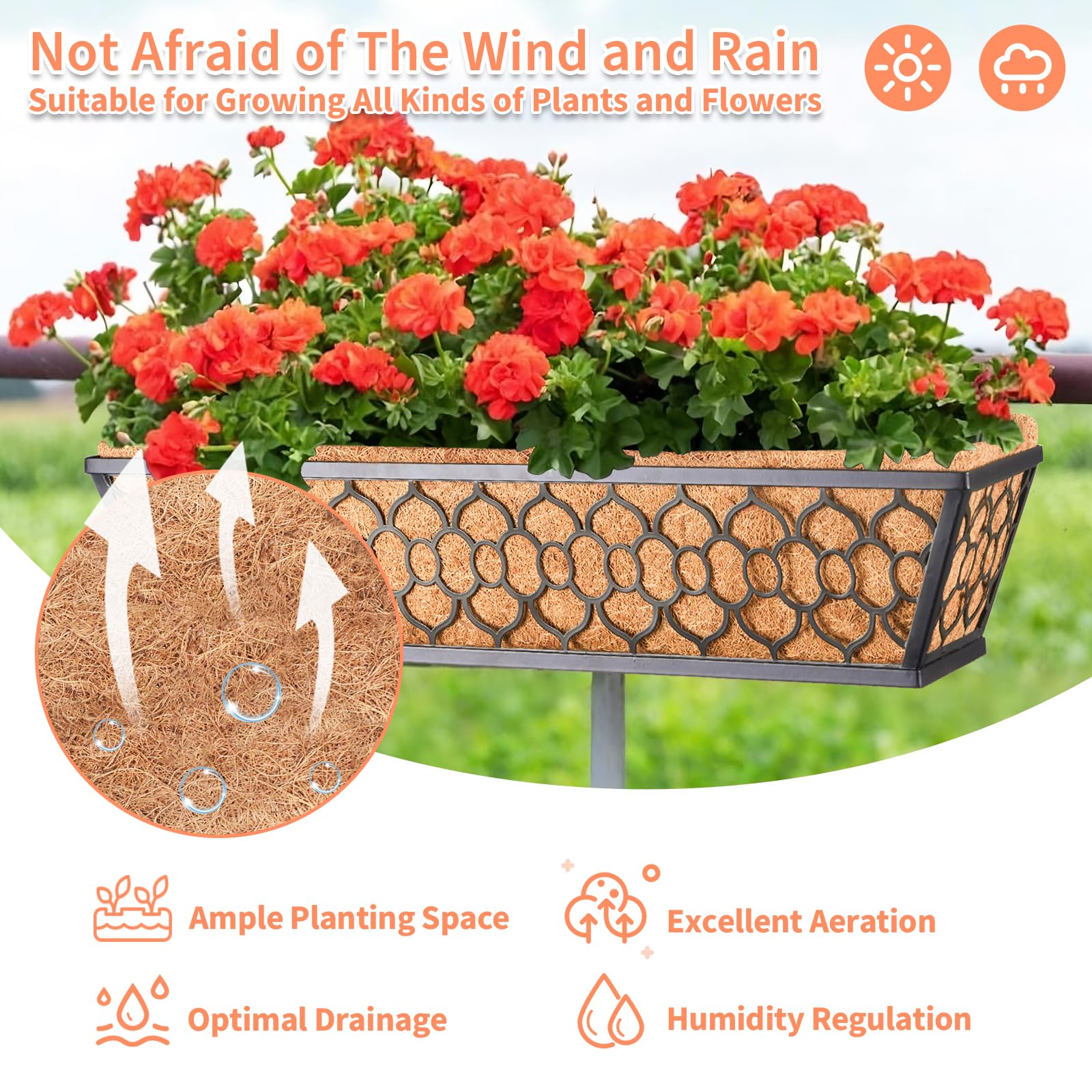 Riare planters suitable for vegetables, herbs, flowers on balcony or patio