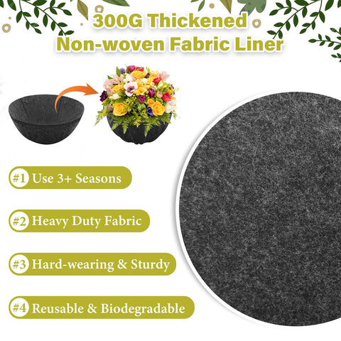 Close-up shows sturdy non-woven material with odor-free composition.