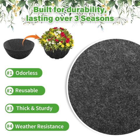 Riare raised bed liner helps maintain soil moisture while improving drainage.