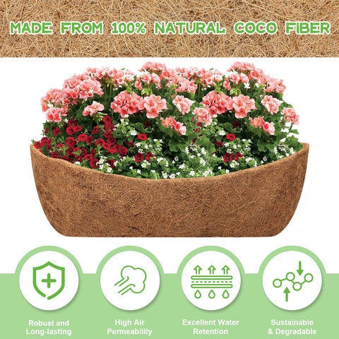 Riare pre-formed liner for wall planters, 30in, easy to fit and mold.