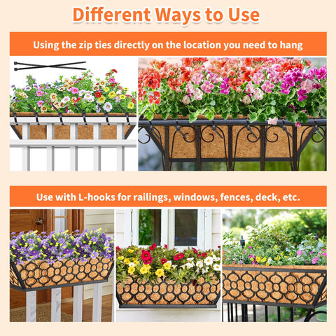 Riare rustic farmhouse style planter accenting porch and fence areas.