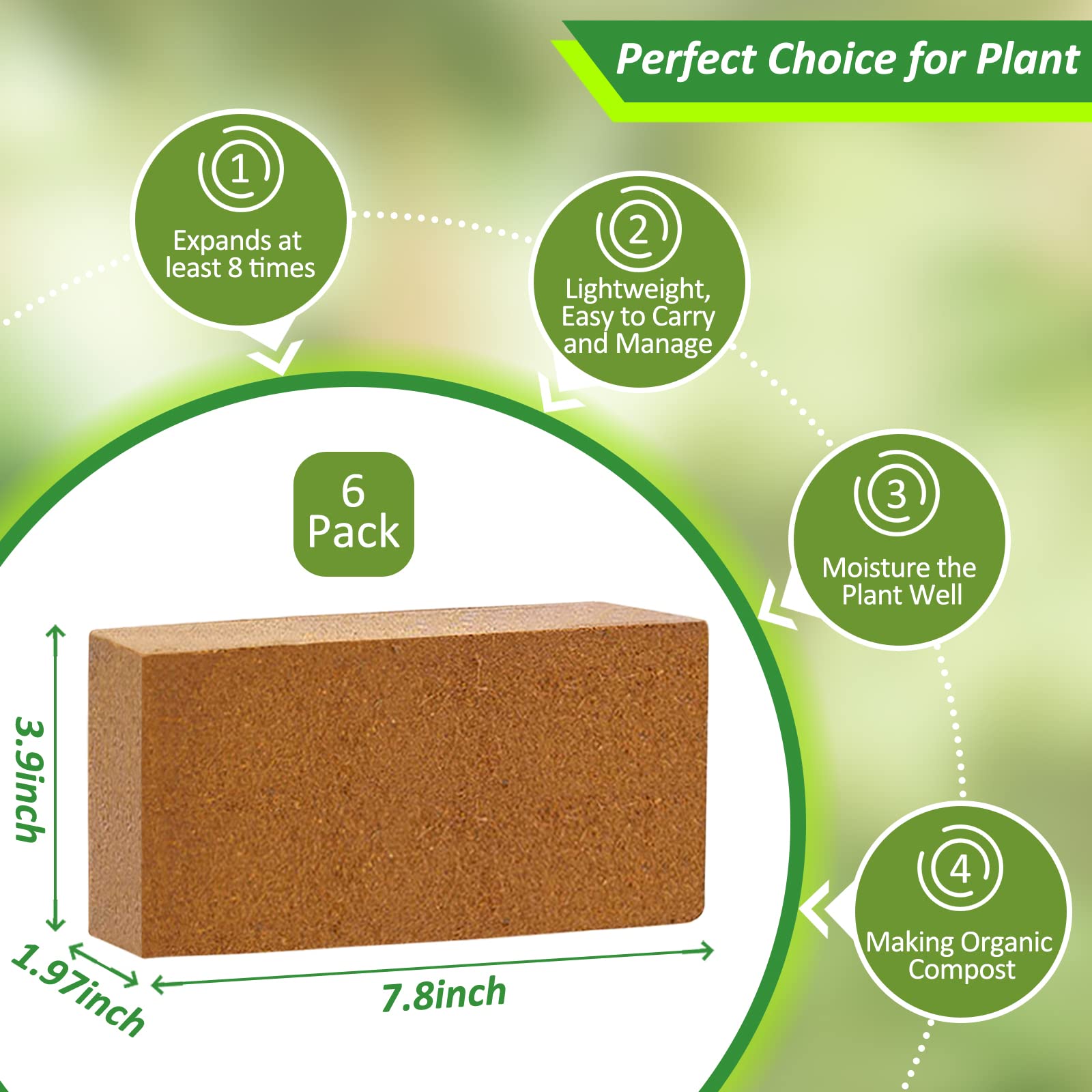 Riare six bricks included for quick soil prep in any garden project