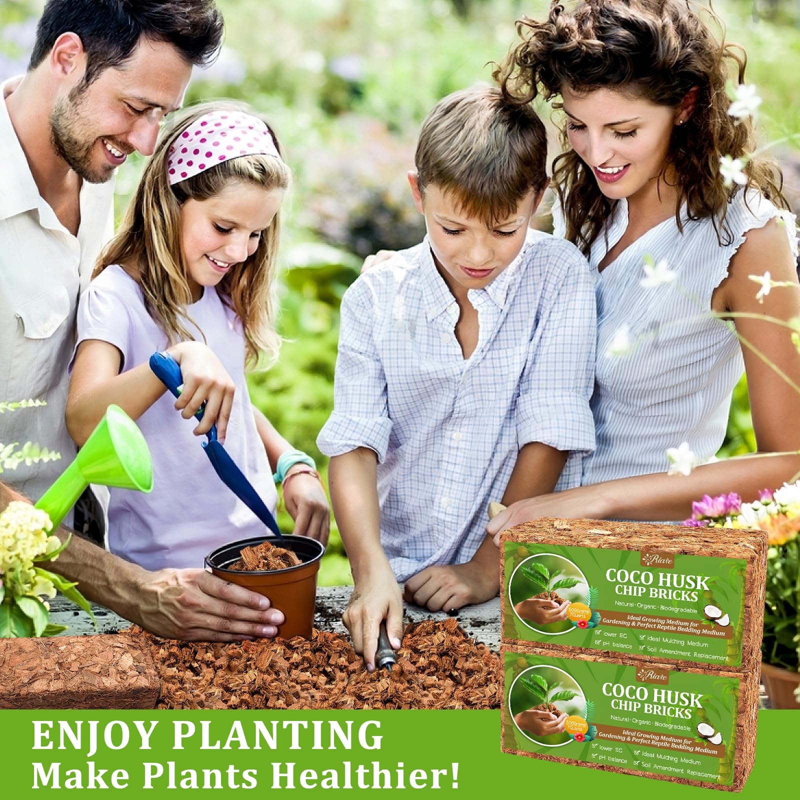 Riare substrate mixed with perlite and soil for planting
