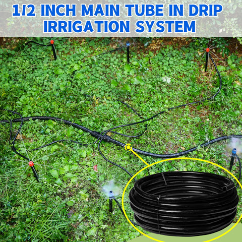Riboud garden irrigation tubing adapts to flexible layouts.