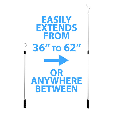 Richards Shepherds aluminium pole with 2.75-inch hook for distant-item retrieval
