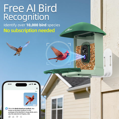 RichBird easy-setup-bird-feeder enables quick assembly and mounting