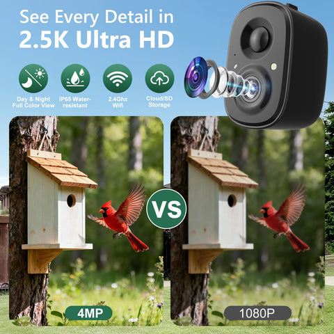 RichBird ground pole with 2-in-1 mount enables quick, stable installation