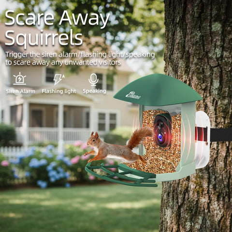 RichBird weatherproof-outdoor-bird-feeder withstands rain and snow for year-round watching