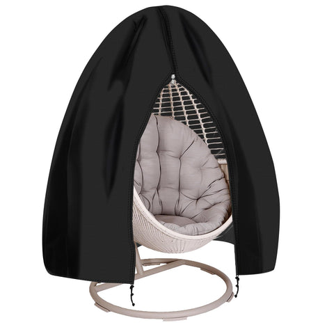 RICHIE Upgraded 75x45 egg chair cover protecting the chair against rain and sun