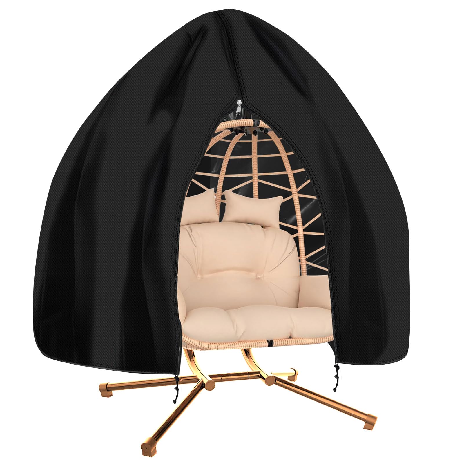 RICHIE waterproof patio double egg chair cover 90x78 protecting against rain and sun