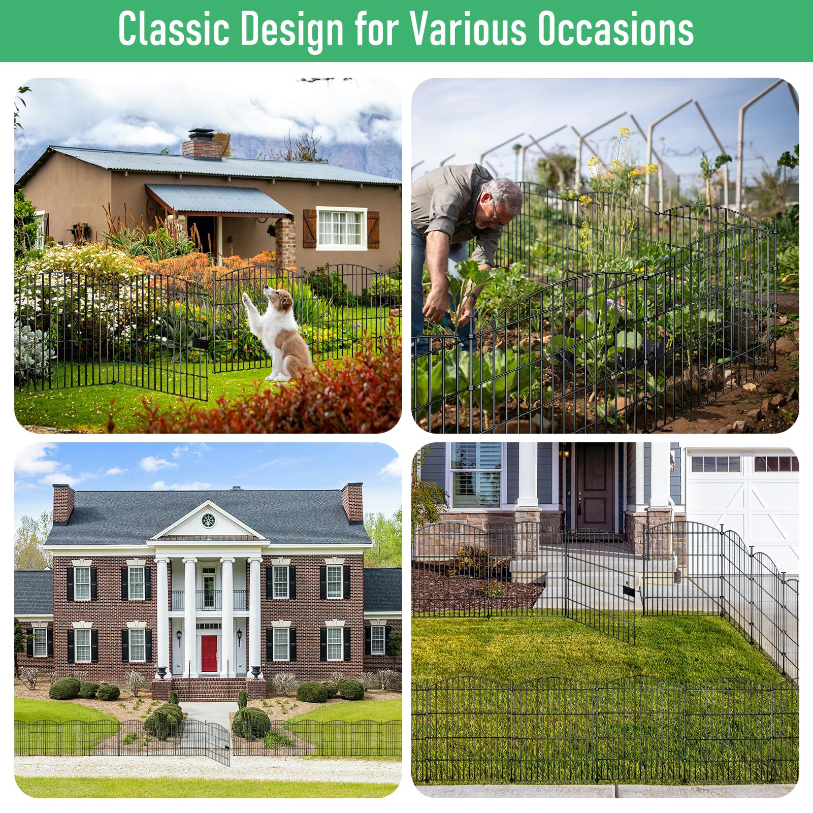 Richmen weather-resistant fence designed for long outdoor use