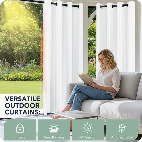 RichSets grommet-top detail enabling smooth hanging and sturdy drapes