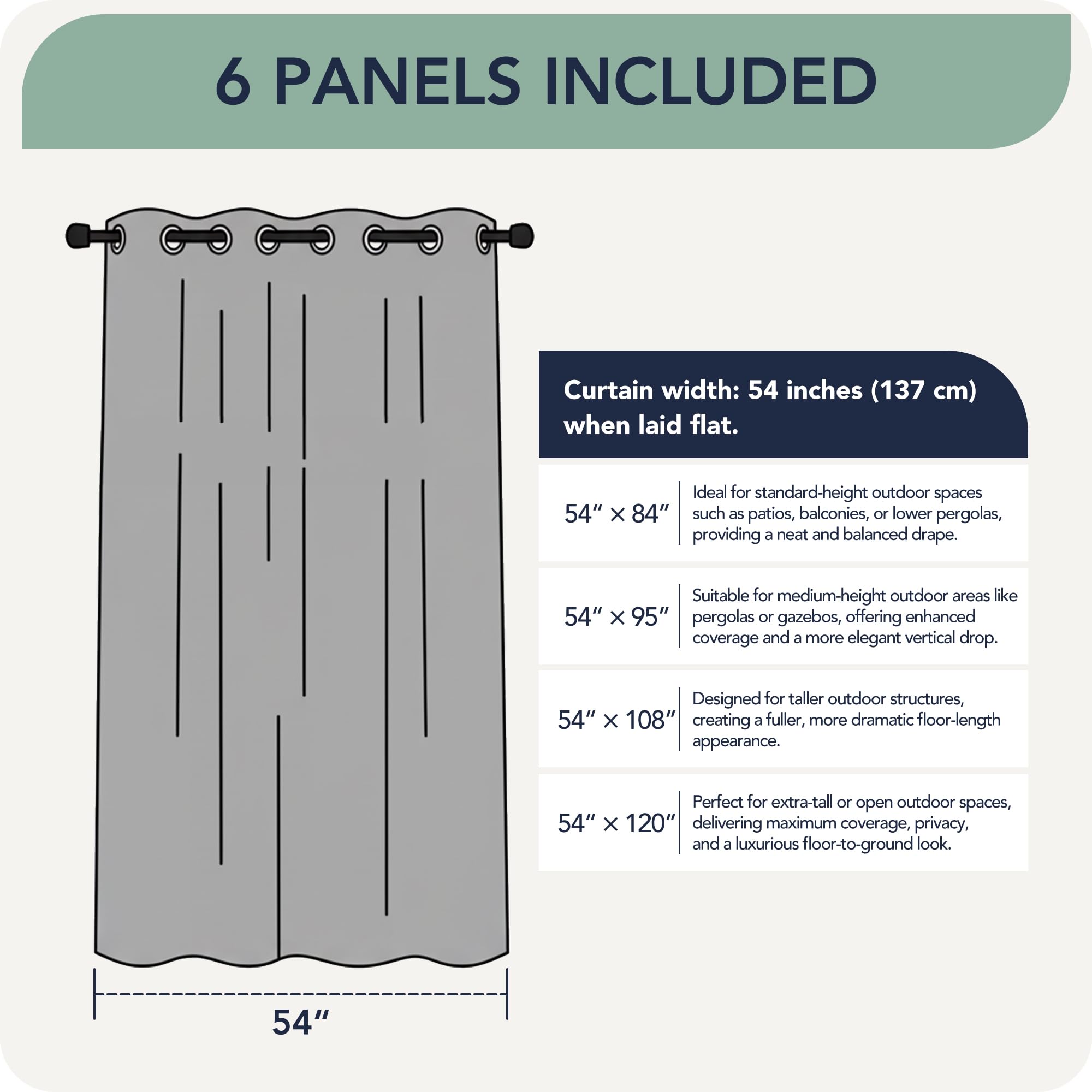 RichSets machine-wash care instructions for easy outdoor curtain upkeep