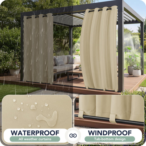 RichSets waterproof coating close-up showing all-weather protection for patios
