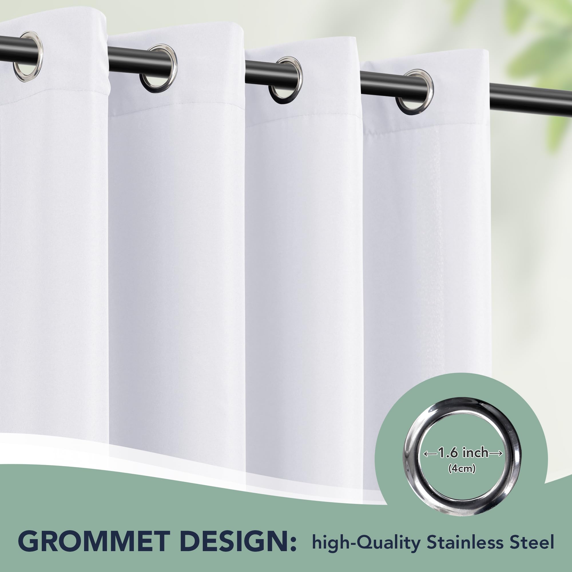 RichSets textured fabric resists weather while keeping a refined appearance.