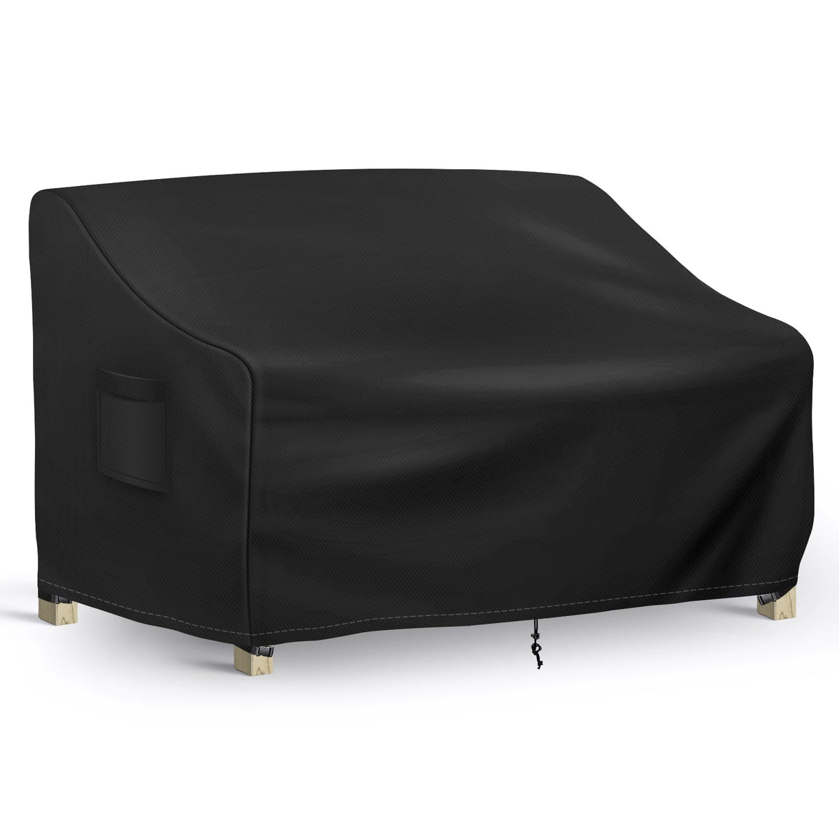 Richwon patio loveseat cover waterproof front view protects furniture from rain