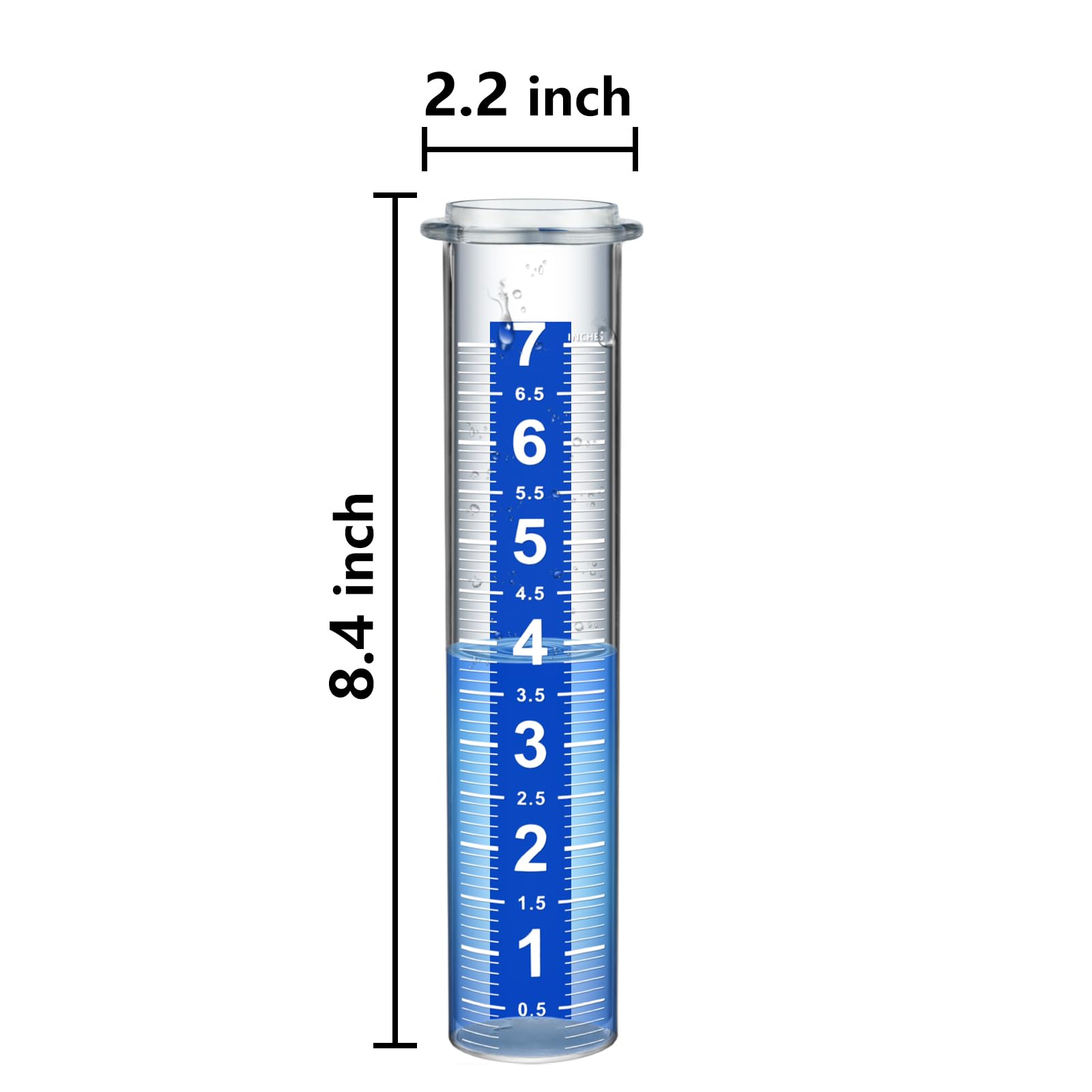 Ricihene gauge with large white scale aids quick reading from a distance.