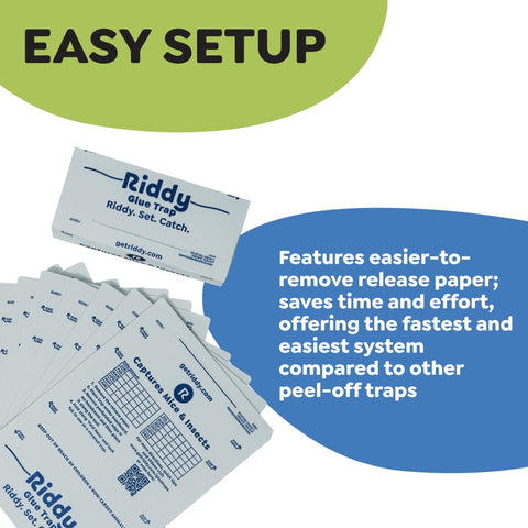 Riddy glue boards proudly made in the USA for reliable use.