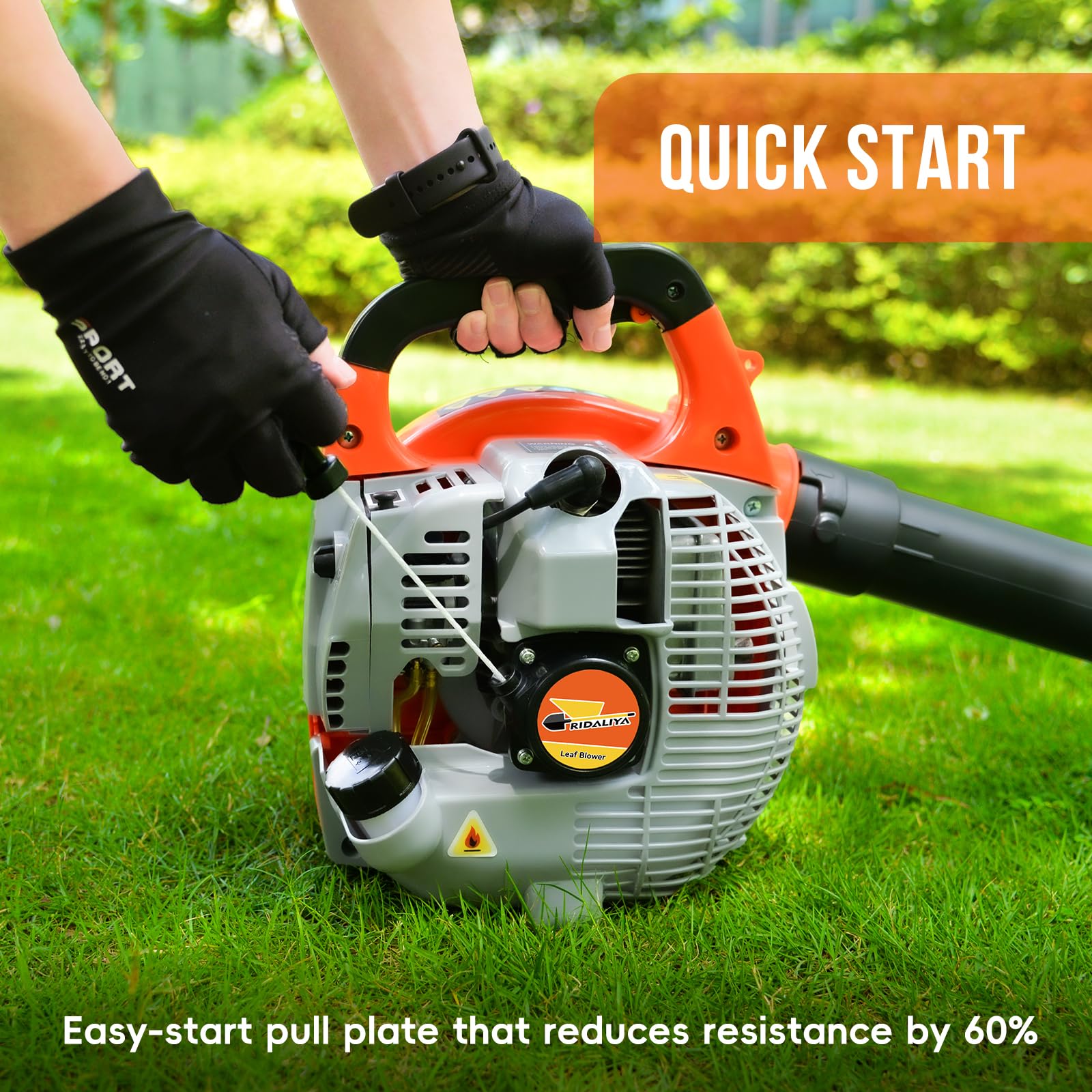 RIDALIYA ergonomic handle improves comfort during use