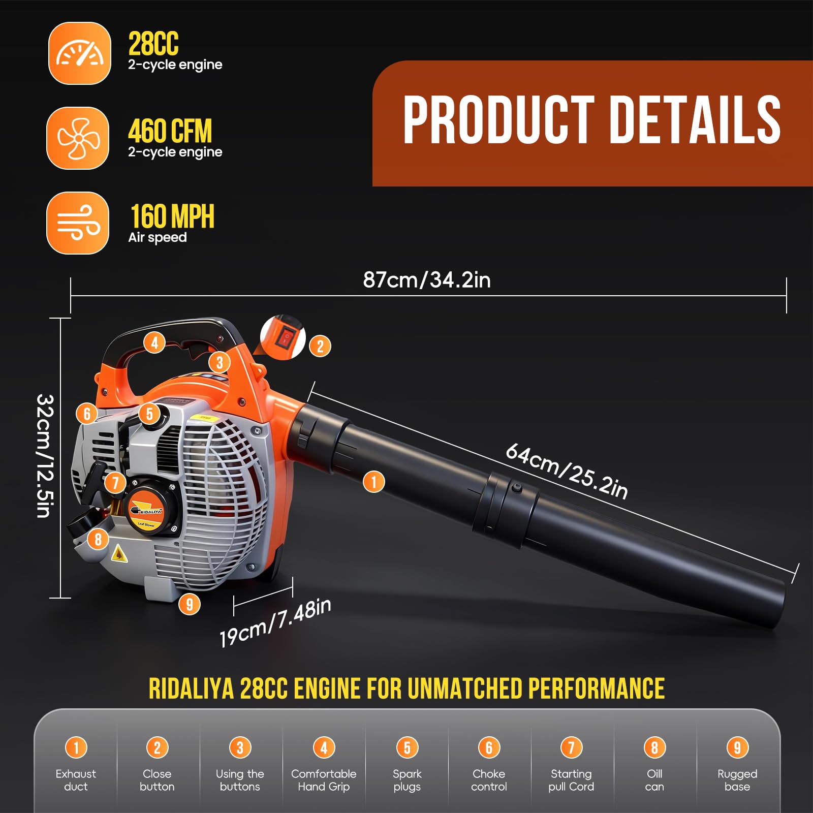 RIDALIYA adjustable throttle offers precise control