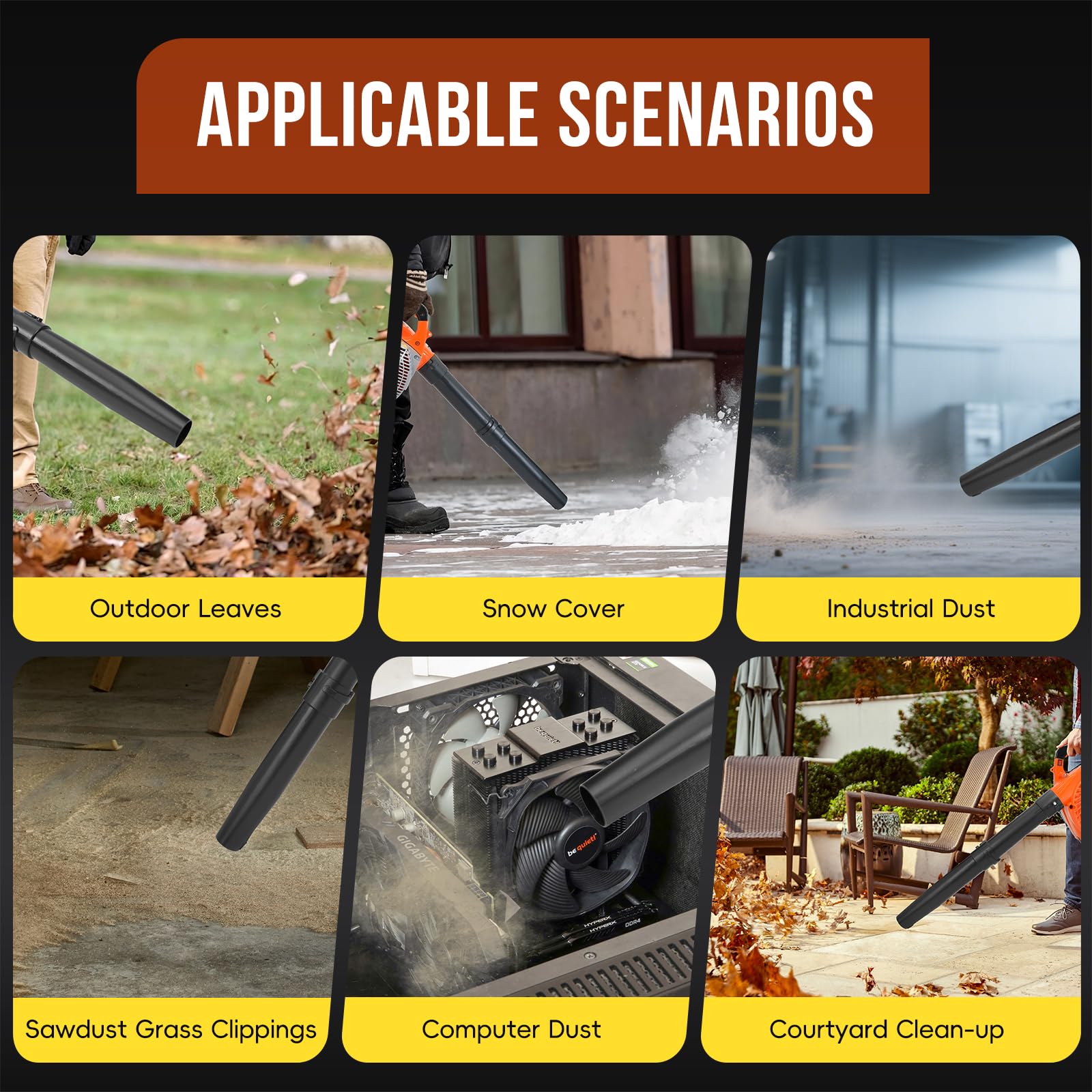 RIDALIYA yard and driveway cleanup versatility for patios