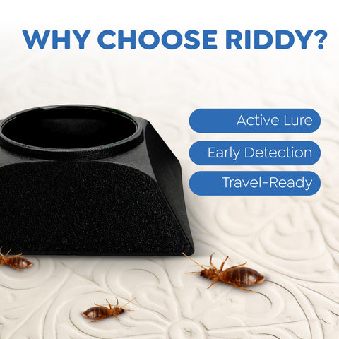 Riddy travel-friendly kit for monitoring while away from home.