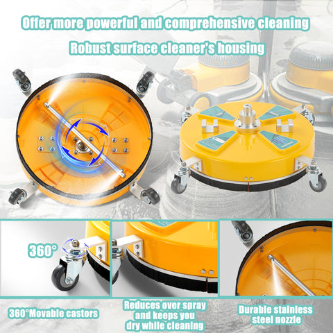 RIDGE WASHER can handle up to 158 °F water temperature for tougher tasks