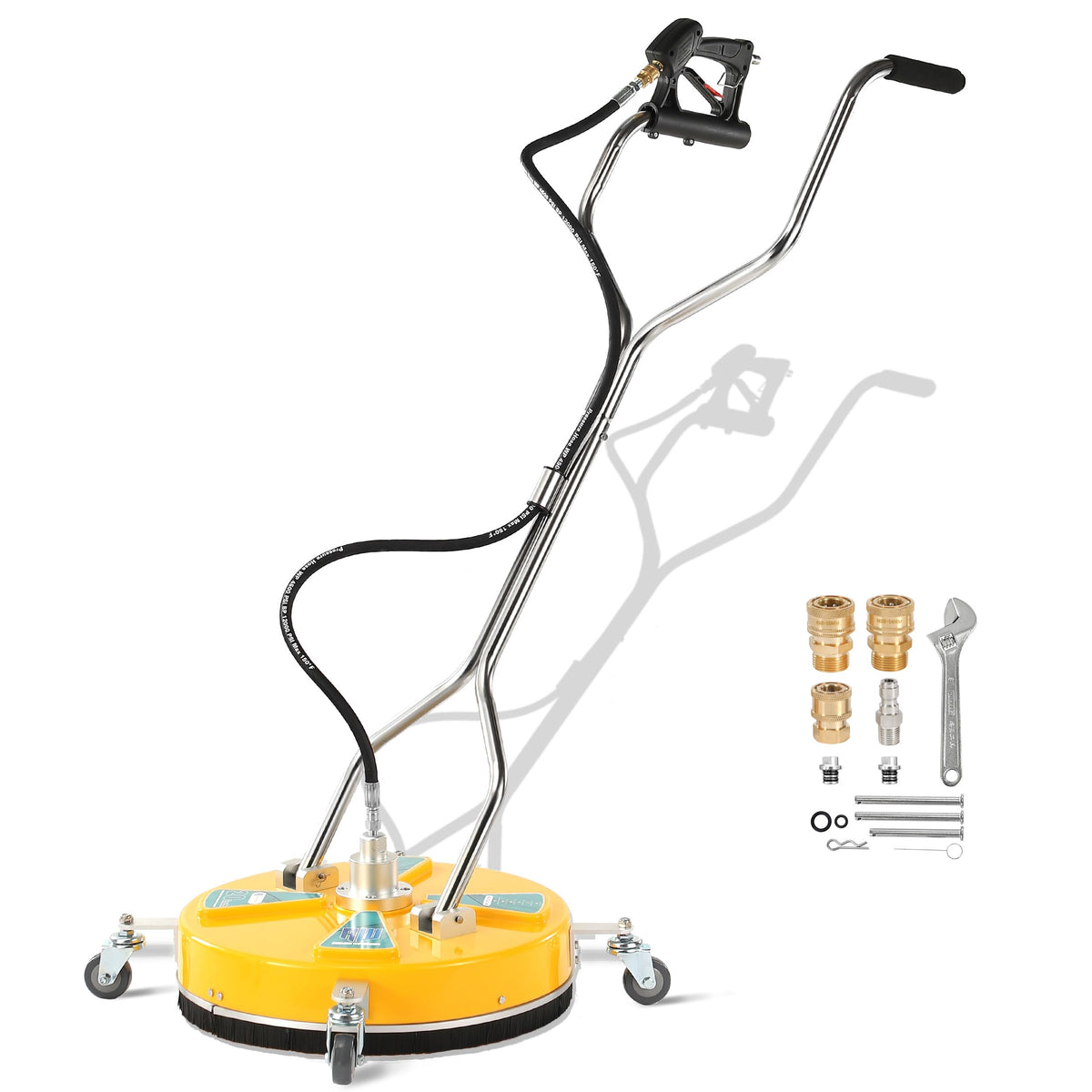 RIDGE WASHER 20'' surface cleaner in action for expansive driveway cleaning and efficiency