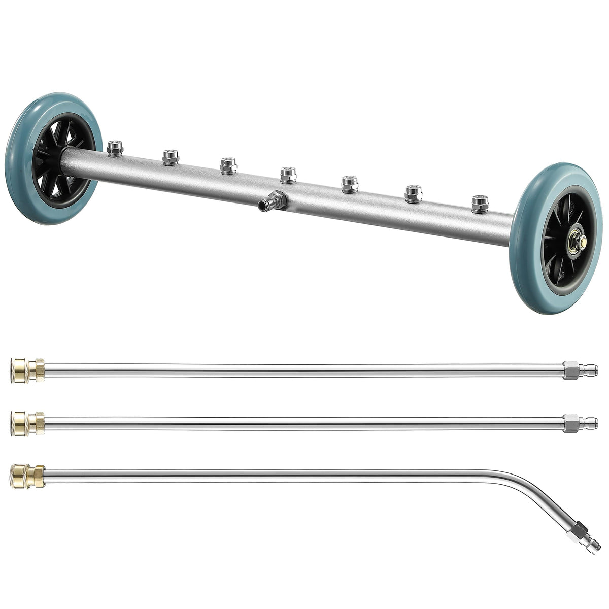 RIDGE WASHER 24-inch undercarriage cleaner in action for deep underside cleaning