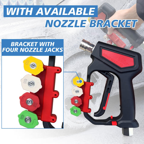 RIDGE WASHER 360-degree rotation enhances maneuverability and keeps hoses tangle-free